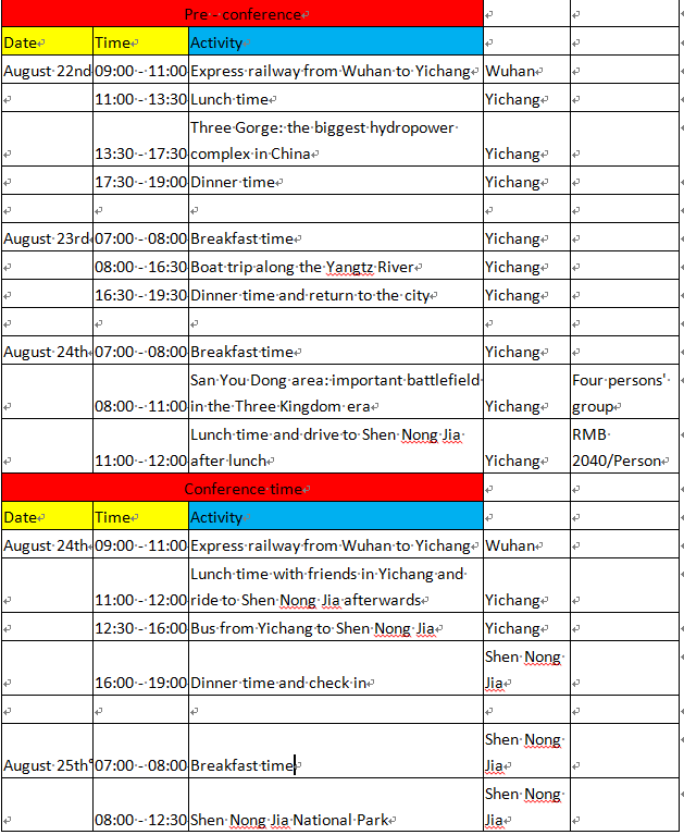 2018/08/24-26 Servas China 年會行程/Servas China AGM detailed itinerary 活動照片 1