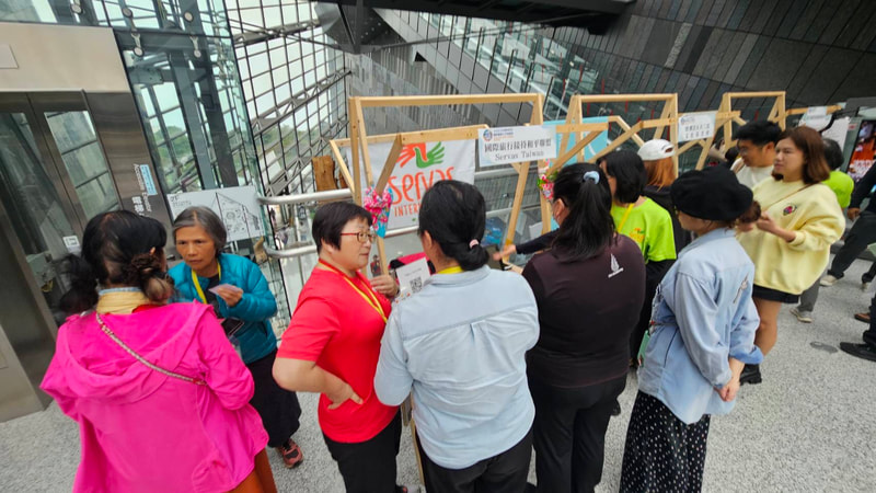 外交部NGO國際人才培訓班,設展攤宣傳Servas 活動照片 6