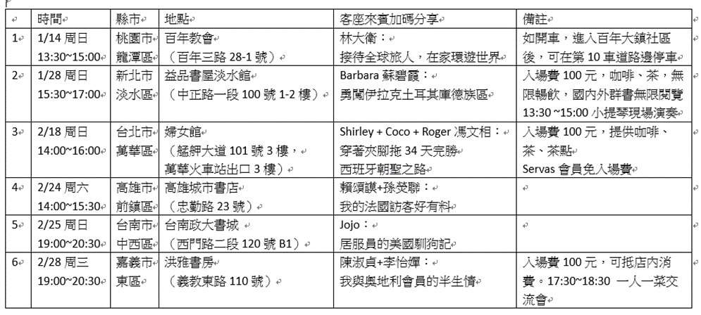Servas全台巡迴演講行動列車出發! 活動照片 2