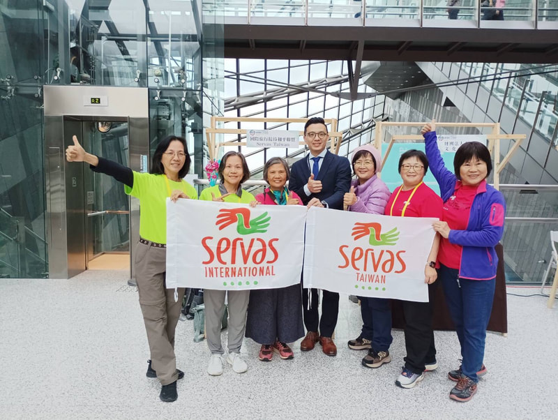 外交部NGO國際人才培訓班,設展攤宣傳Servas 活動照片 1